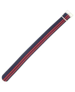 Blau Textile Rot 18 mm