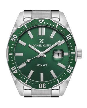 Men Classic Quartz Analog Watch DANIEL KLEIN DK.1.14195-3 Green Dial 44mm image 1