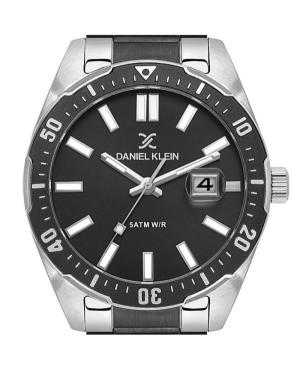 Men Classic Quartz Analog Watch DANIEL KLEIN DK.1.14195-4 Black Dial 44mm image 1