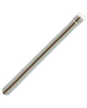 Nylon Watch Strap KPR1.07-03-02.18.W Gray Brown Textile Beige 18 mm