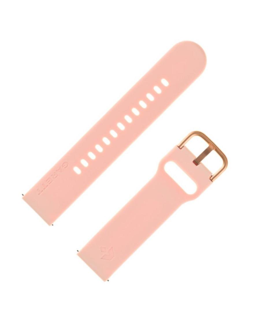Garett universal silicone strap pink Pink 20 mm