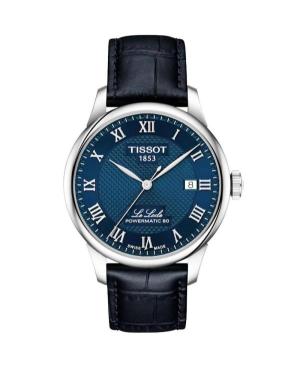 Men Classic Swiss Automatic Analog Watch TISSOT T006.407.16.043.00 Blue Dial 39.3mm
