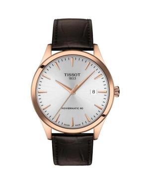 Men Classic Swiss Automatic Analog Watch TISSOT T158.407.36.031.00 Silver Dial 40mm