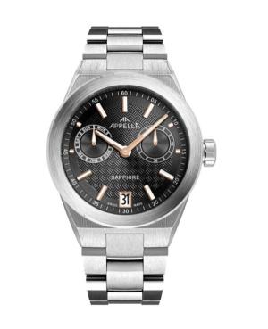 Mężczyźni Classic Analog Szwajcar kwarcowy Zegarek APPELLA Czarny Wybierz 41mm L70015.51R6QF