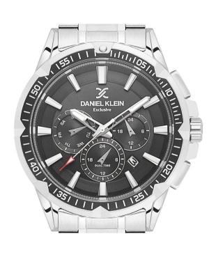 Men Fashion Quartz Analog Watch DANIEL KLEIN DK.1.14254-1 Black Dial 45mm image 1