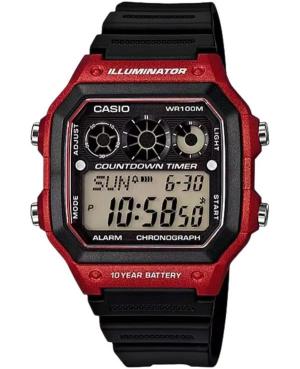 Men Japan Quartz Digital Watch CASIO AE-1300WH-4AVEF Schwarz Dial