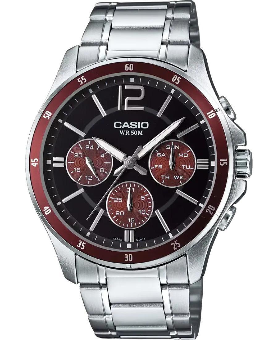 Чоловічий Наручний Годинник CASIO MTP-1374D-5A (A)