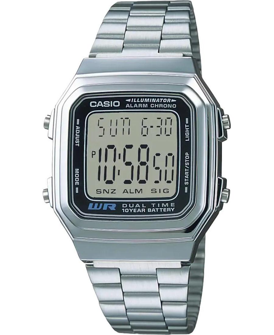 Мужские Японские Кварцевые Цифровой Часы CASIO A178WA-1A