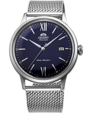 Men Klassisch Japan Automatic Analog Watch ORIENT RA-AC0019L10B Blau Dial 40.5mm