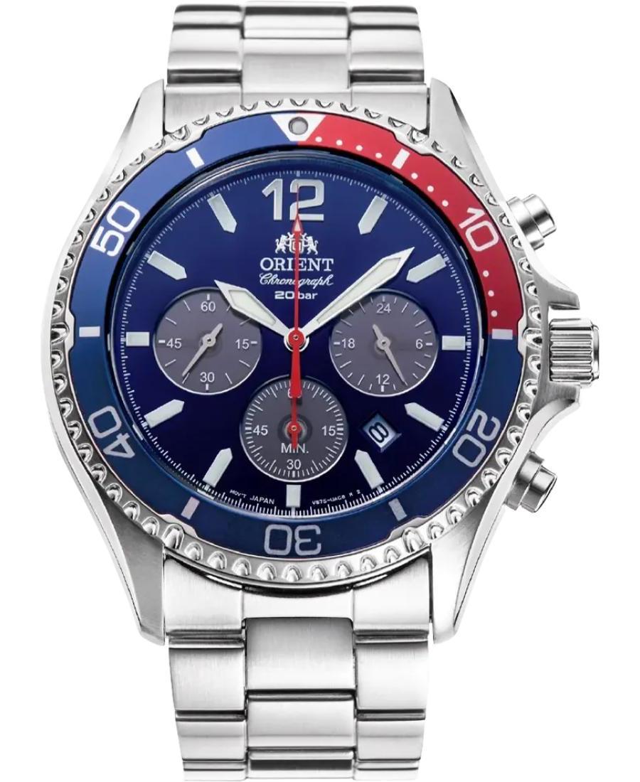 Чоловічий Класичний Спортивний Дайверський Наручний Годинник ORIENT RA-TX0201L10B