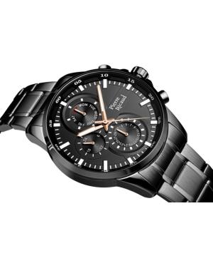 Vyriškas Classic Analog Kvarcinis Watch PIERRE RICAUD Juodas Dial 43mm P97034.S1R6QF image 3