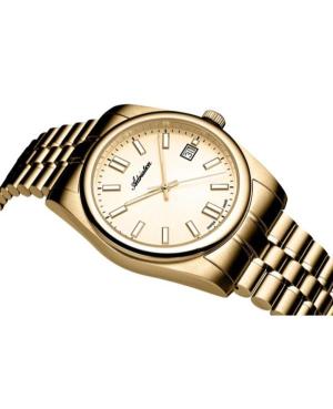 Men Classic Analog Swiss Quartz Watch ADRIATICA Gold color Dial 40mm A1298.1111Q image 3