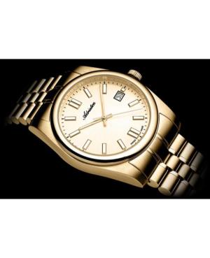 Men Classic Analog Swiss Quartz Watch ADRIATICA Gold color Dial 40mm A1298.1111Q image 5