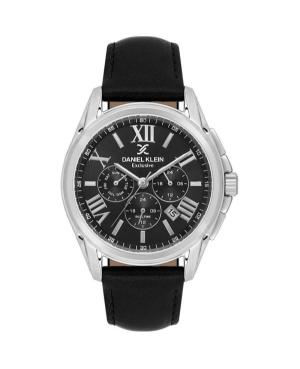 Vyriškas Klasikinis Kvarcinis Rodyklinis Watch DANIEL KLEIN DK.1.14223-2 Juodas Dial 44mm