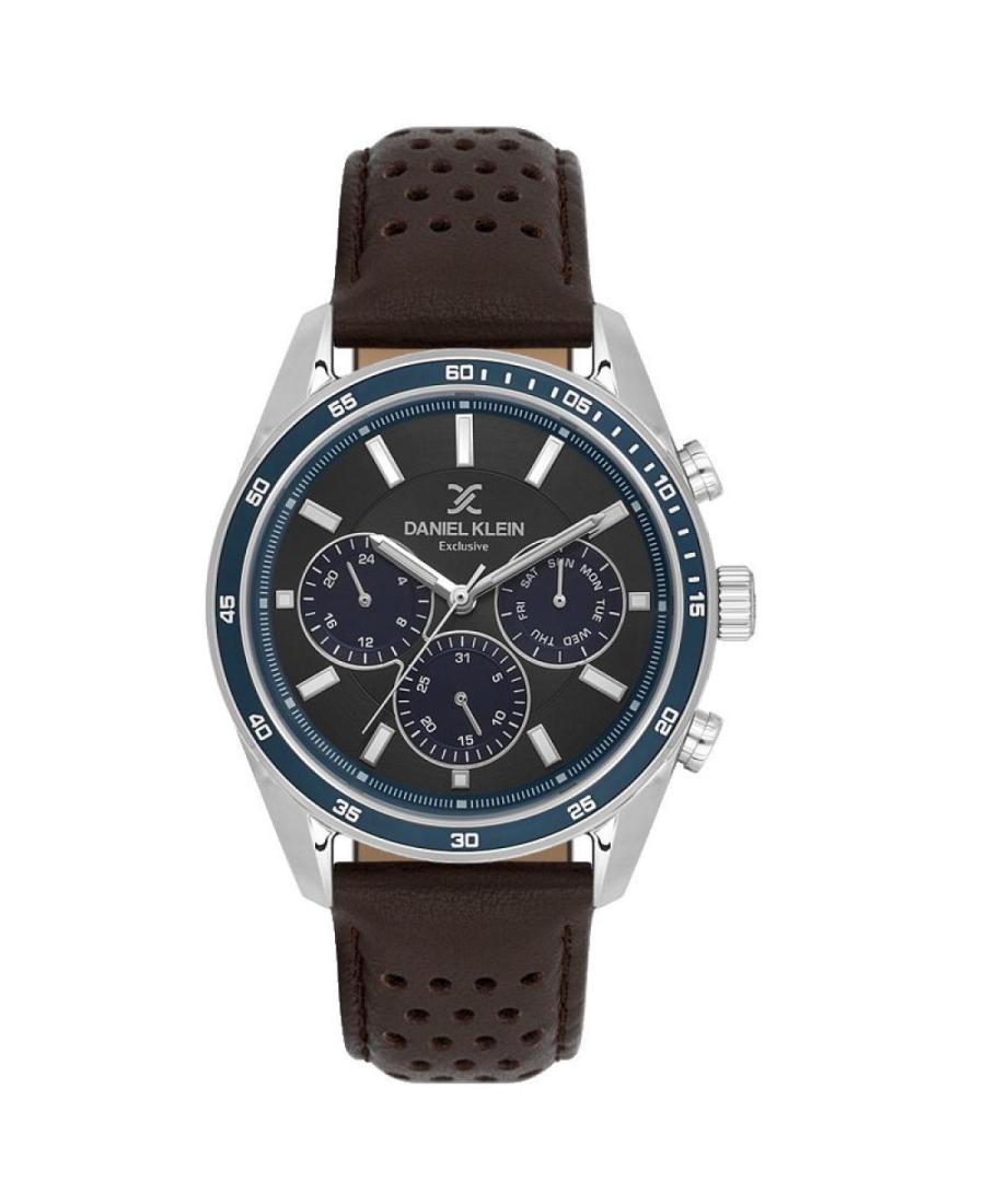 Men Klassisch Quartz Analog Watch DANIEL KLEIN DK.1.14221-5 Blau Dial 43.5mm