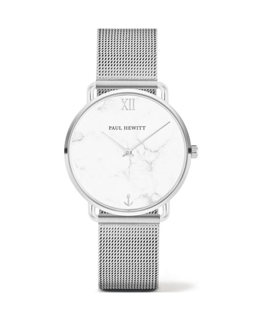 Women Klasické Quartz Analog Watch PAUL HEWITT PH-M-S-M-4S Mother of Pearl Dial 33mm