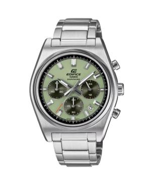 Men Classic Japan Quartz Analog Watch Chronograph CASIO EFB-730D-3AVUEF Green Dial 40mm