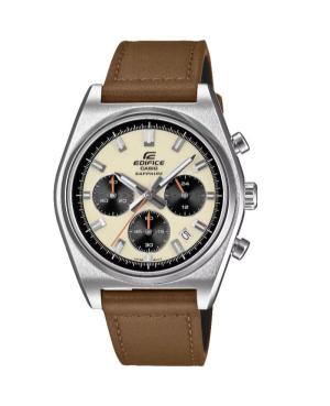 Men Klassisch Japan Quartz Analog Watch Chronograph CASIO EFB-730L-7AVUEF Weiß Dial 40mm