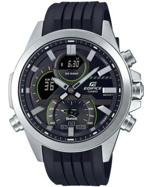 Men Classic Functional Japan Quartz Digital Watch Timer CASIO ECB-30P-1AEF Black Dial 45mm
