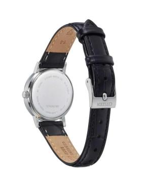 Women Klasické Japan Quartz Analog Watch CITIZEN EU6090-03A Bílá Dial 28mm image 4