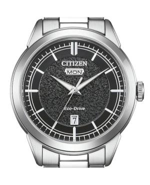 Vyriškas Klasikinis Japoniškas Elektroninis, Solar Rodyklinis Watch CITIZEN AW0151-85EC Juodas Dial 40.5mm image 5