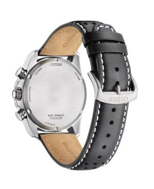 Men Sports Japan Quartz Analog Watch Chronograph CITIZEN CA4640-09A Black Dial 41mm image 3