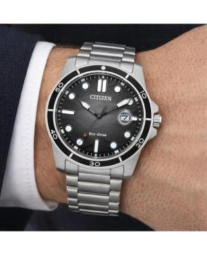 Men Classic Sports Japan Eco-Drive Analog Watch CITIZEN AW1816-89E Black Dial 42mm image 8