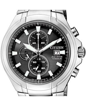 Mężczyźni Japonia bateria słoneczna analogowe Zegarek Chronograf CITIZEN CA0700-86E Czarny Wybierz 43mm image 9