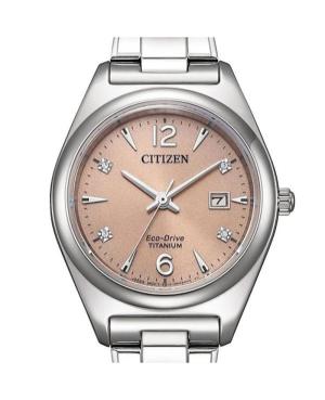 Women Classic Japan Eco-Drive Analog Watch CITIZEN EW2601-81Z Pink Dial 29mm image 9