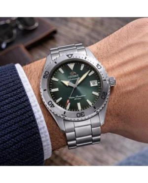 Mężczyźni klasyczny sportowy Diver Japonia automatyczny analogowe Zegarek ORIENT RA-AC0Q13E30B Zielony Wybierz image 3