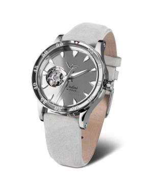 Women Sports Fashion Diver Automatic Analog Watch VOSTOK EUROPE NH38-515A765LEND-SLWH-SLPE Silver color Dial
