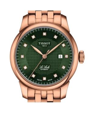 Women Classic Luxury Swiss Automatic Analog Watch TISSOT T006.207.33.096.00 Green Dial 29mm image 5