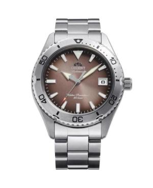 Men Sports Klassisch Diver Japan Automatic Analog Watch ORIENT RA-AC0Q17Y30B Braun Dial