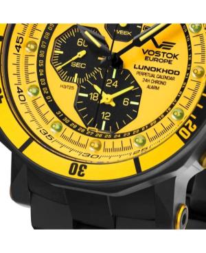 Men Sports Fashion Diver Luxury Quartz Analog Watch VOSTOK EUROPE YM86-620C504BRBK-SLYE Gold color Dial 49mm image 8