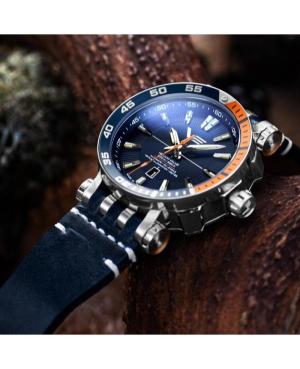Men Sports Diver Luxury Automatic Analog Watch VOSTOK EUROPE NH35-575A715LEBK-SLRE Blue Dial 48mm image 2