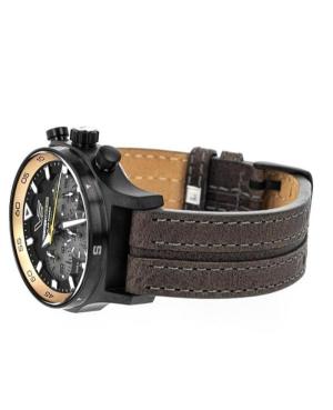 Men Sports Diver Eco-Drive Analog Watch VOSTOK EUROPE VR42-592C763LEBW Černá Dial 43mm image 2