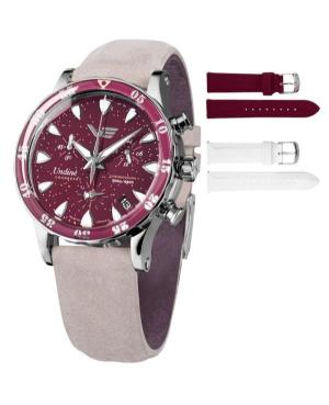 Kobiety sportowy Moda Diver kwarcowy analogowe Zegarek Chronograf VOSTOK EUROPE VK68-515A774LEND-SLBD-SLWH Czerwony Wybierz image 11