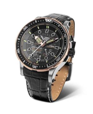 Mężczyźni Diver Luxury analogowe Zegarek VOSTOK EUROPE PX84-511E769LEBK-SLBK Czarny Wybierz 49.5mm