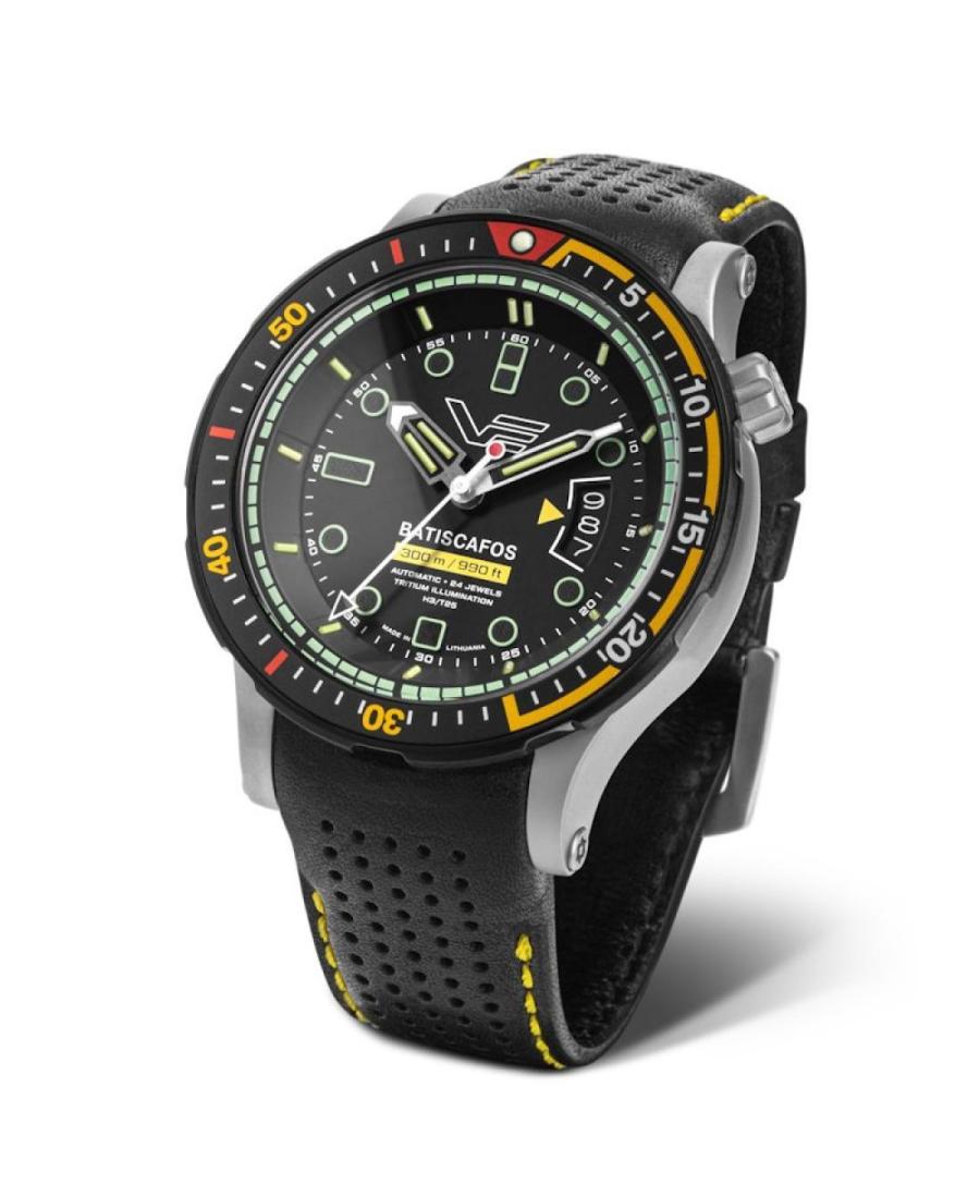 Diver Watch VOSTOK EUROPE NH35-511E767LEBK-SLYE Black Dial 49.5mm
