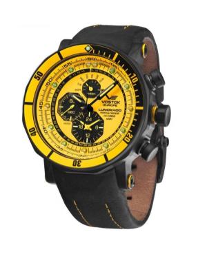 Vyriškas Modernus (fashion) Sportinis Diver Luxury Kvarcinis Rodyklinis Watch VOSTOK EUROPE YM86-620C504LEBK-SLYE Gold color Dia