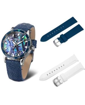 Women Fashion Sports Diver Automatic Analog Watch VOSTOK EUROPE NH35-515A757LEBL-SLBL-SLWH Mother of Pearl Dial image 12