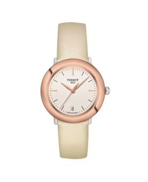 Women Classic Luxury Swiss Quartz Analog Watch TISSOT T929.210.46.261.00 Sand Dial 33mm