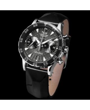 Women Sports Fashion Diver Quartz Analog Watch Chronograph VOSTOK EUROPE VK64-515A523LEBK-LEBK-SLBK Černá Dial 42mm image 1