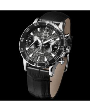 Women Sports Fashion Diver Quartz Analog Watch Chronograph VOSTOK EUROPE VK64-515A523LEBK-LEBK-SLBK Černá Dial 42mm image 2
