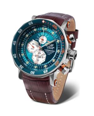 Чоловічий Спортивний Дайверський Наручний Годинник VOSTOK EUROPE YM86-620A636LEBW-SLBL