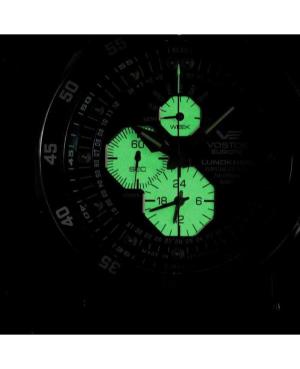 sportowy Funkcjonalny Diver Luxury kwarcowy Zegarek Budzik VOSTOK EUROPE YM86-620A636LEBW-SLBL image 6