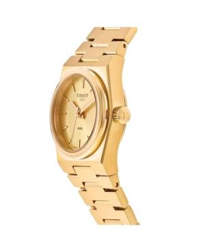 Women Classic Swiss Quartz Analog Watch TISSOT T137.010.33.021.00 Golden Dial image 7