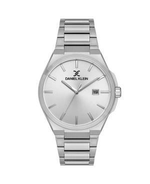Men Classic Quartz Analog Watch DANIEL KLEIN DK.1.14148-1 Silver Dial 42mm