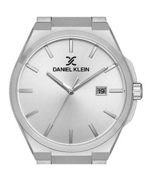 Men Klasické Quartz Analog Watch DANIEL KLEIN DK.1.14148-1 Silver Dial 42mm image 1