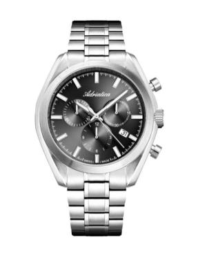 Mężczyźni Classic Analog Szwajcar Zegarek Chronograf ADRIATICA Czarny Wybierz 42mm A8350.5116CH